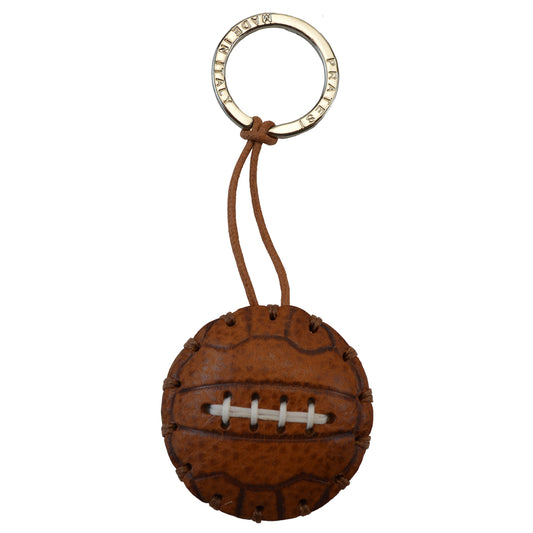 Pratesi Key Holder Charms P111 - Brown Soccer Ball