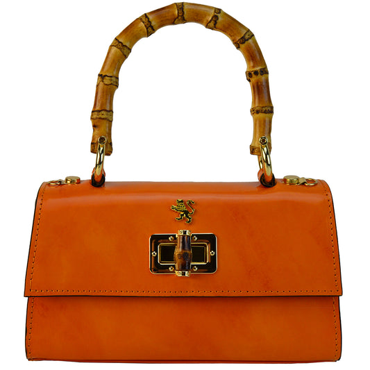 Pratesi Castalia R298/20 Lady Bag in cow leather - Radica Orange