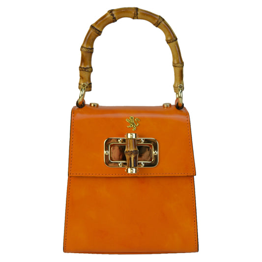 Pratesi Castalia R298/22 Lady Bag in cow leather - Radica Orange