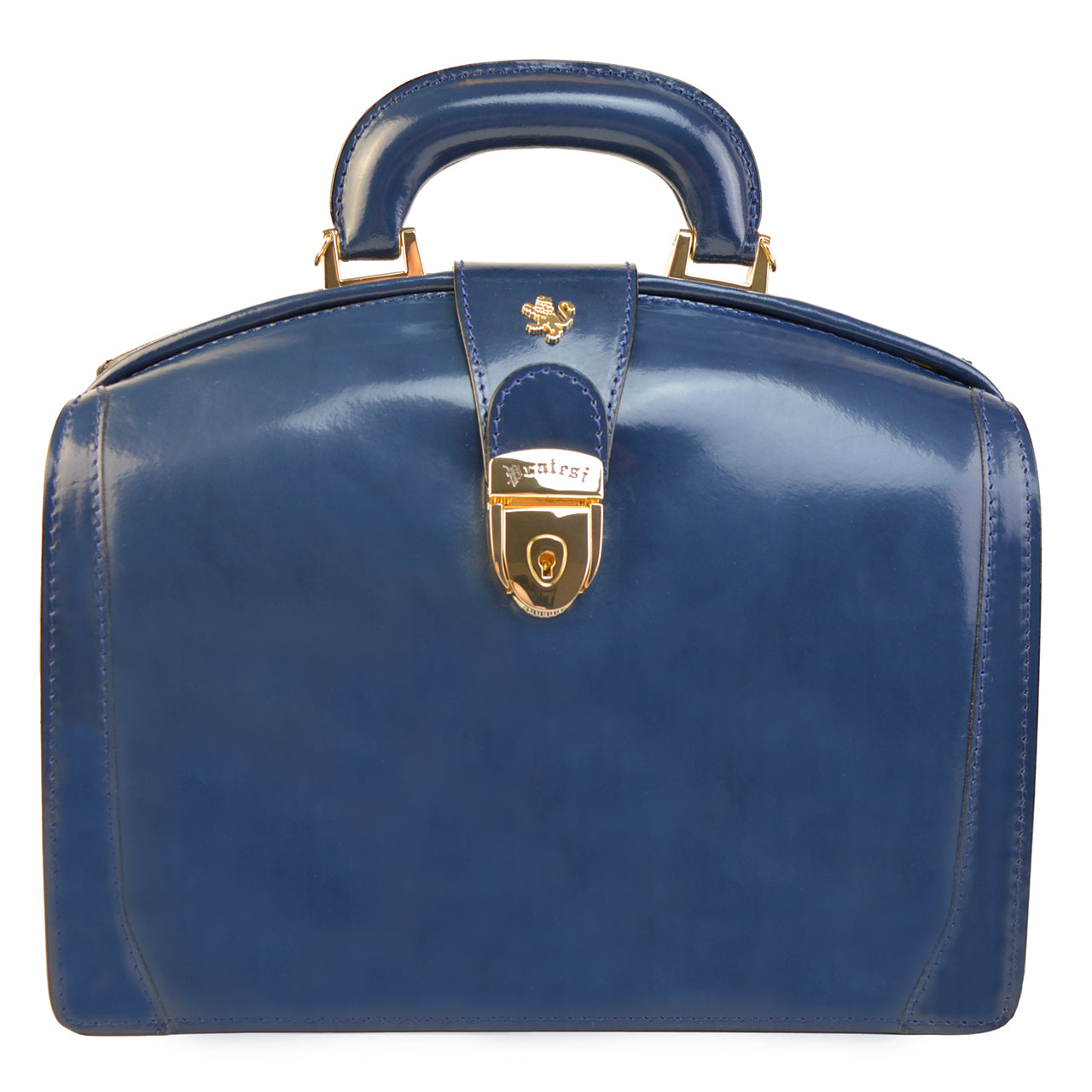 Pratesi Miss Brunelleschi Bag in genuine Italian leather - Blue