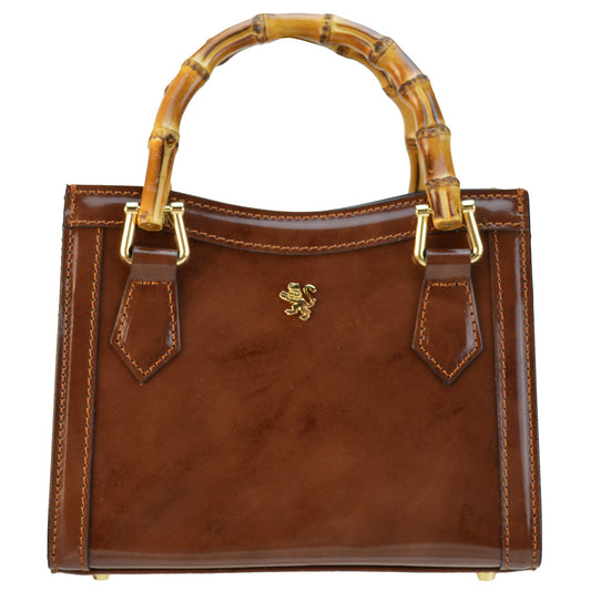 Pratesi Capri R498 Genuine Leather Lady's Bag - Brunelleschi Coffee