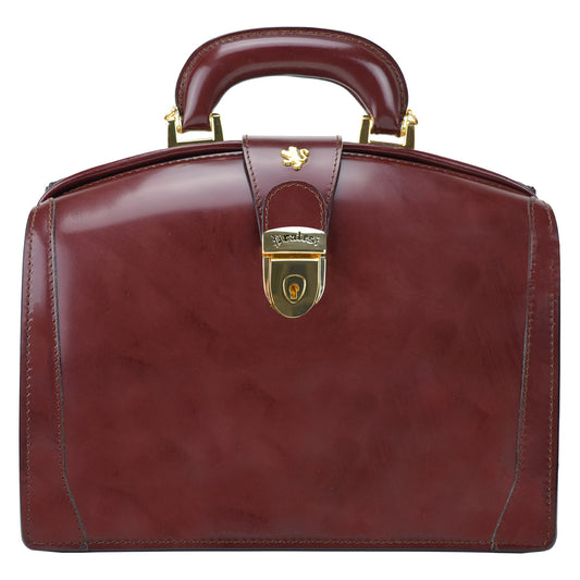 Pratesi Miss Brunelleschi Bag in genuine Italian leather - Chianti