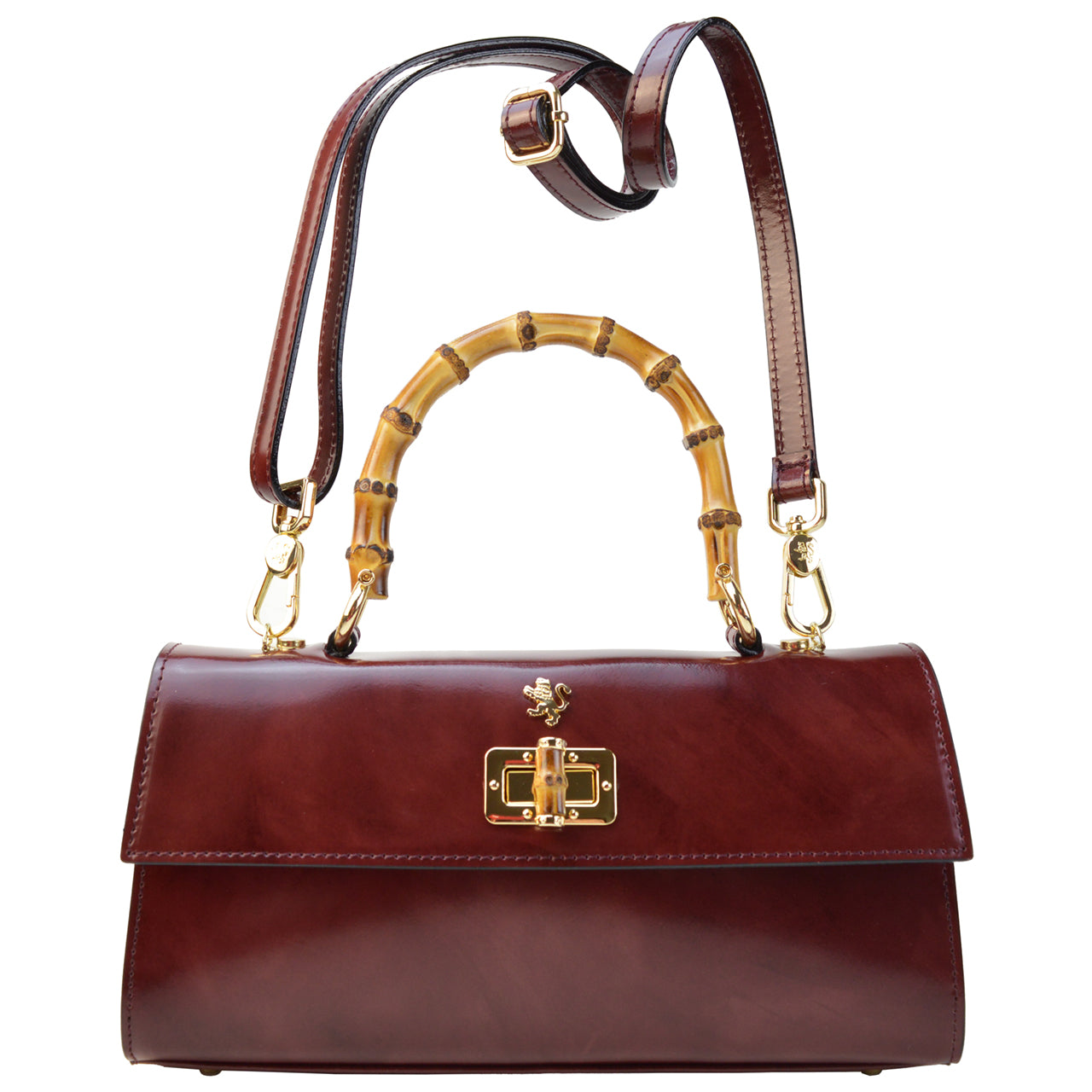 Pratesi Castalia Baguette R298/30 Lady Bag in genuine leather