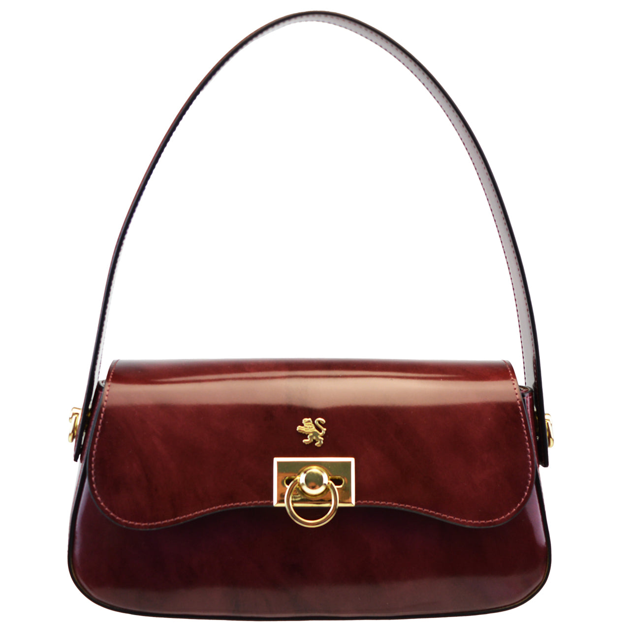 Pratesi Castellina Handbag in Brunelleschi Leather -  Chianti