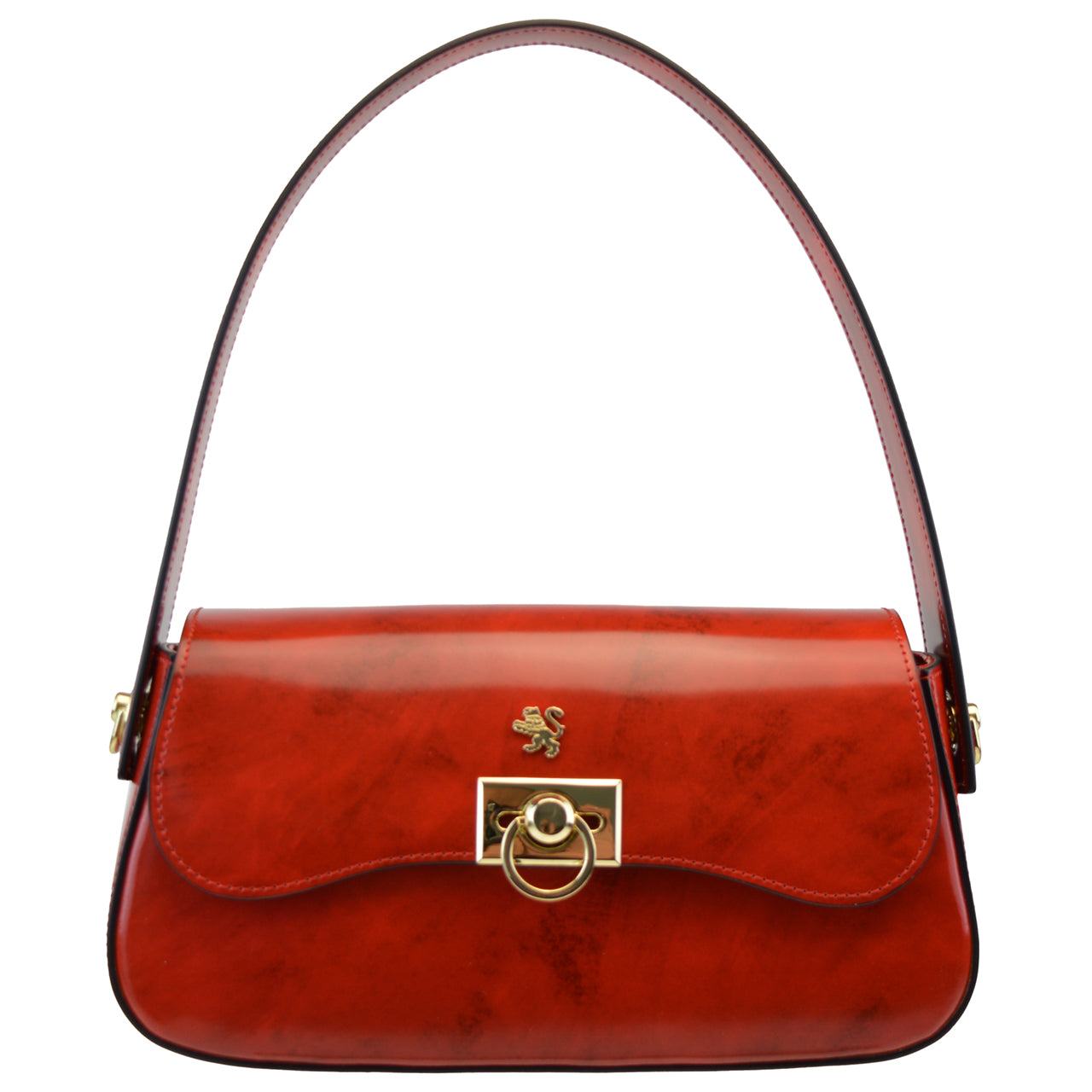 Pratesi Castellina Handbag in Brunelleschi Leather -  Cherry