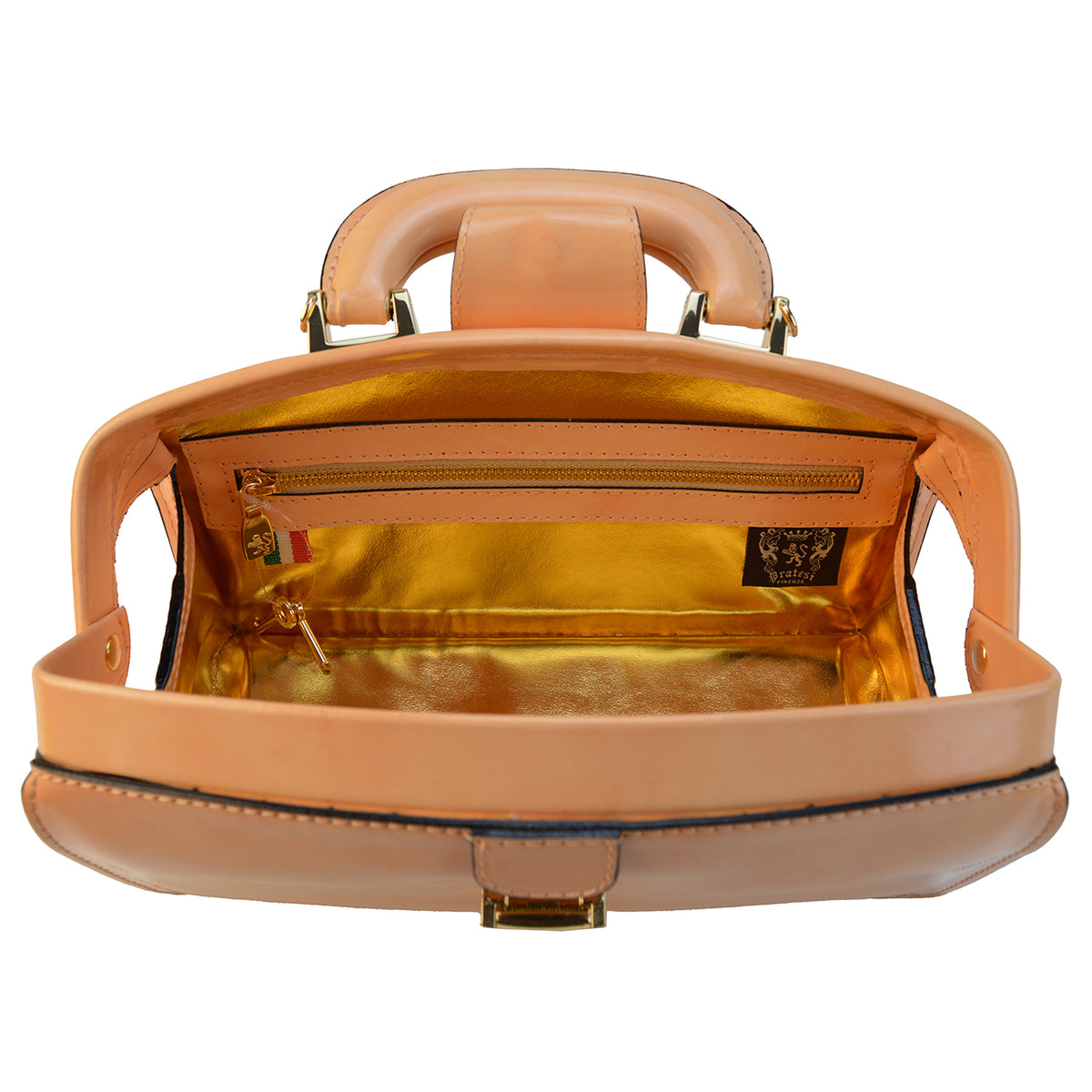 Pratesi Lady Brunelleschi Bag in cow leather - Radica Cherry - cgpt2