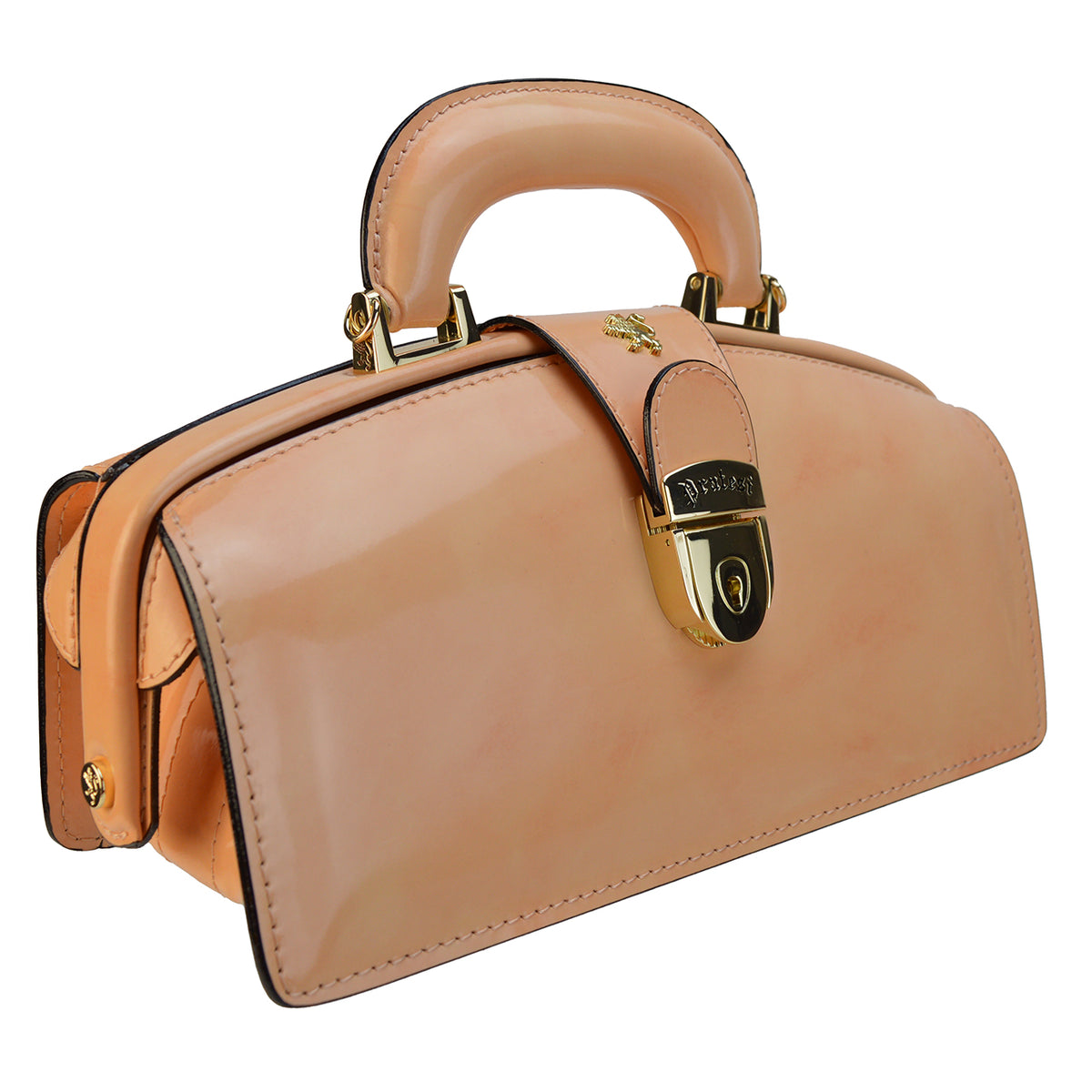 Pratesi Lady Brunelleschi Bag in cow leather - Radica Peach - cgpt2