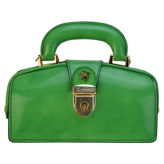 Pratesi Lady Brunelleschi Nana R120/M Woman Bag in true leather - Brunelleschi Emerald - SZN