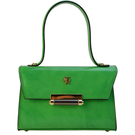 Pratesi Miss Impruneta R146 Lady Bag en cuir de vache - Radica Emerald