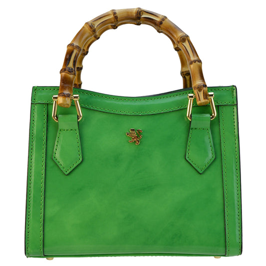 Pratesi Capri R498 Genuine Leather Lady's Bag - Brunelleschi Emerald