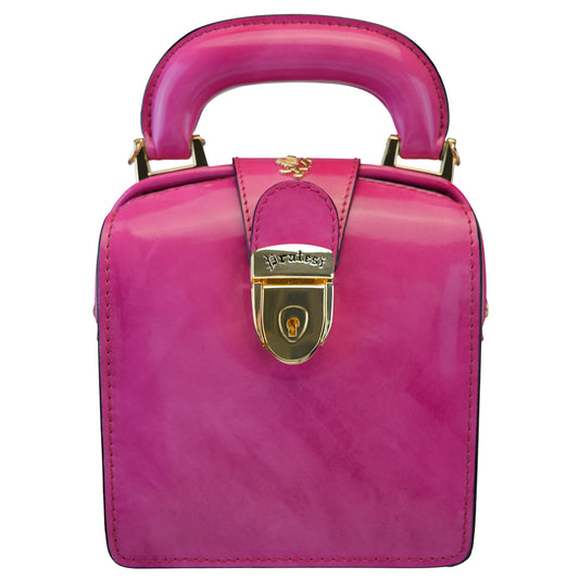 Pratesi Brunelleschi R120/L Handbag in genuine leather - Brunelleschi Fuchsia - LQE