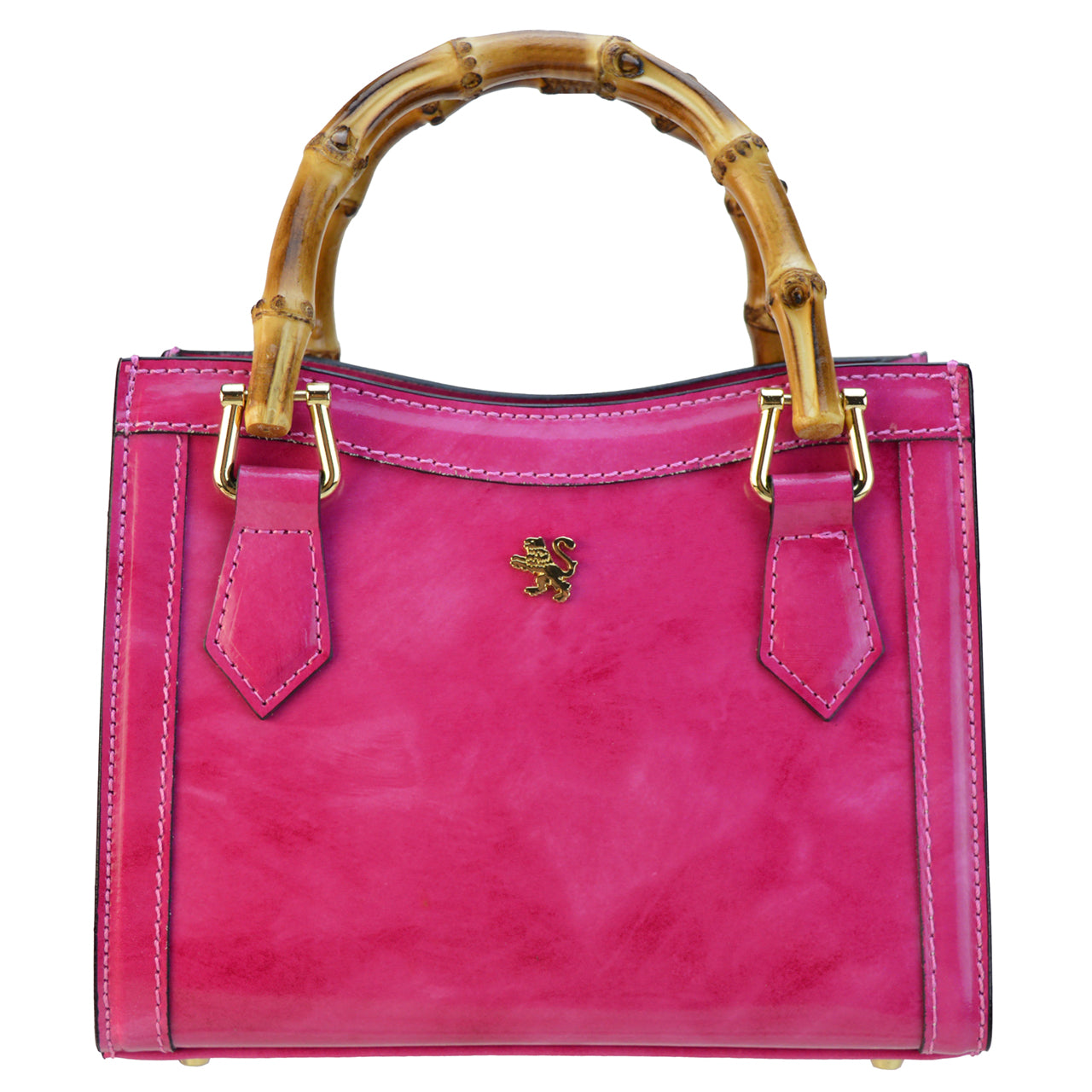 Pratesi Capri R498 Genuine Leather Lady's Bag - Brunelleschi Fuchsia