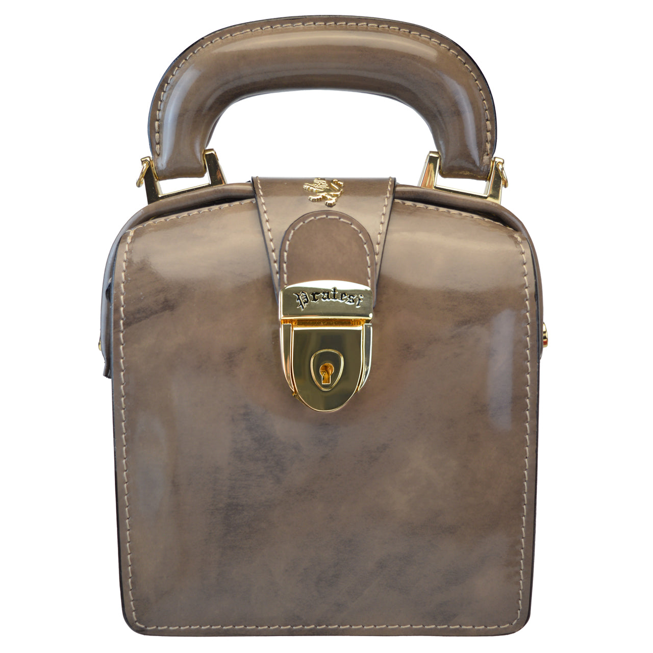 Pratesi Brunelleschi R120/L Handbag in genuine leather - Brunelleschi Grey - LQE