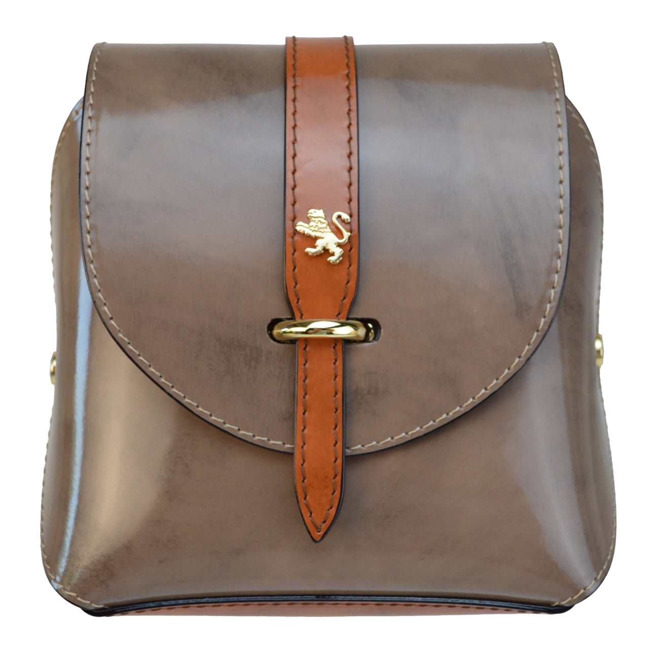 Pratesi Buonconvento R331/L in Genuine Leather - Brunelleschi Orange