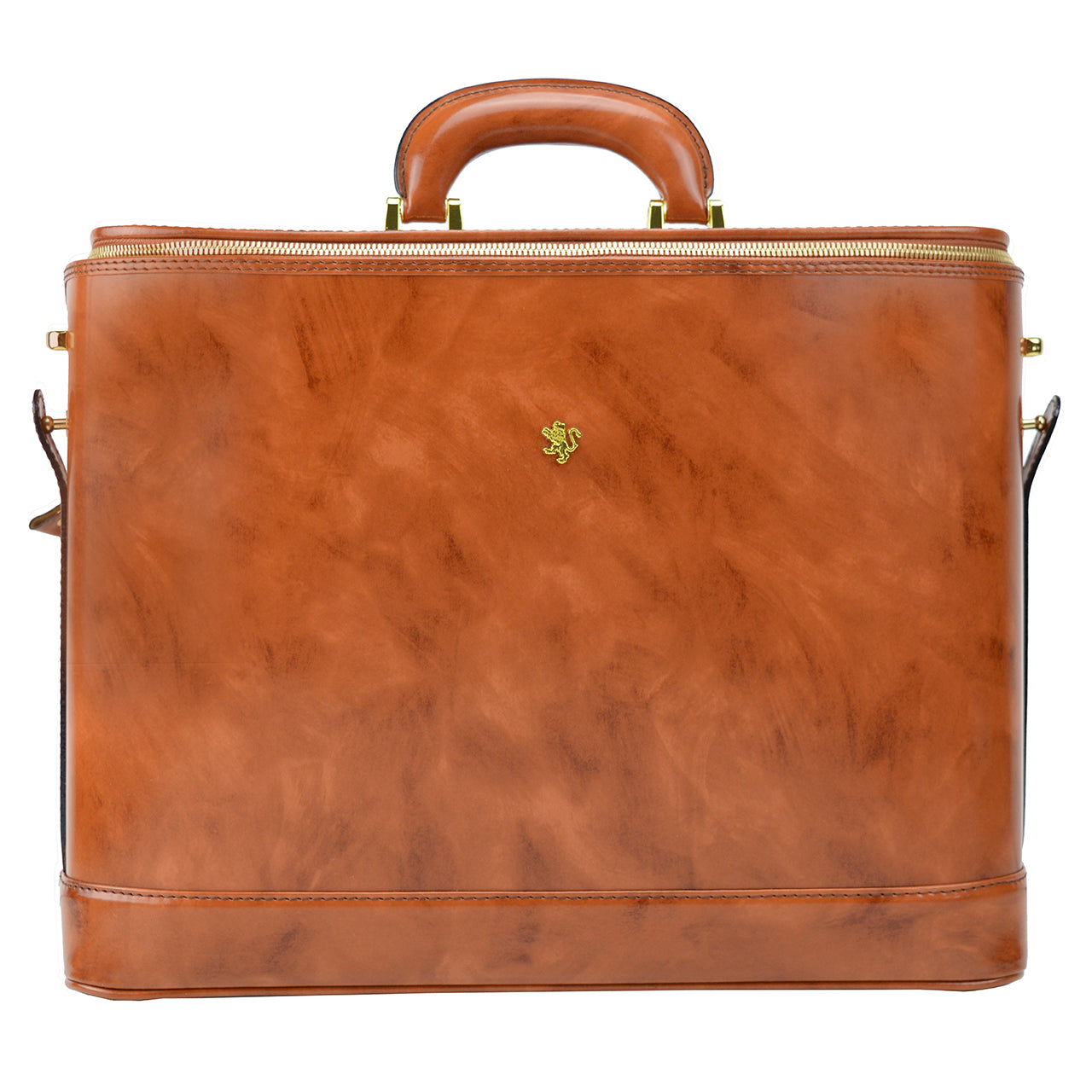 Pratesi Raphaello Laptop Bag 17 en piel de vaca - Raphaello Laptop Bag R116/17 Marrón