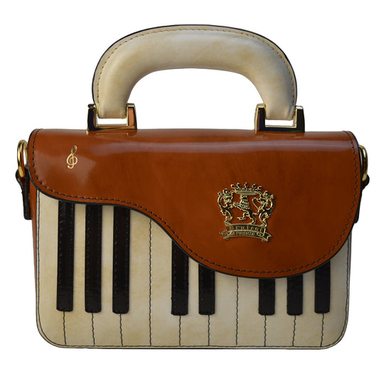 Pratesi Pianola R534 Sac bandoulière en cuir de vache - Radica Brown