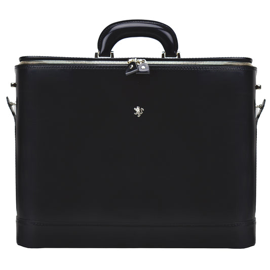 Pratesi Raphaello Laptop Bag 17 en piel de vaca - Raphaello Laptop Bag R116/17 Negro