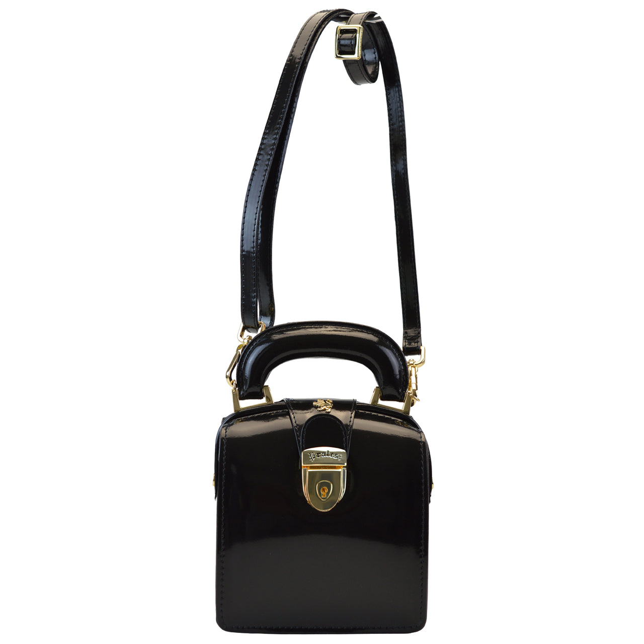 Pratesi Brunelleschi R120/L Handbag in genuine leather - Brunelleschi Black - LQE