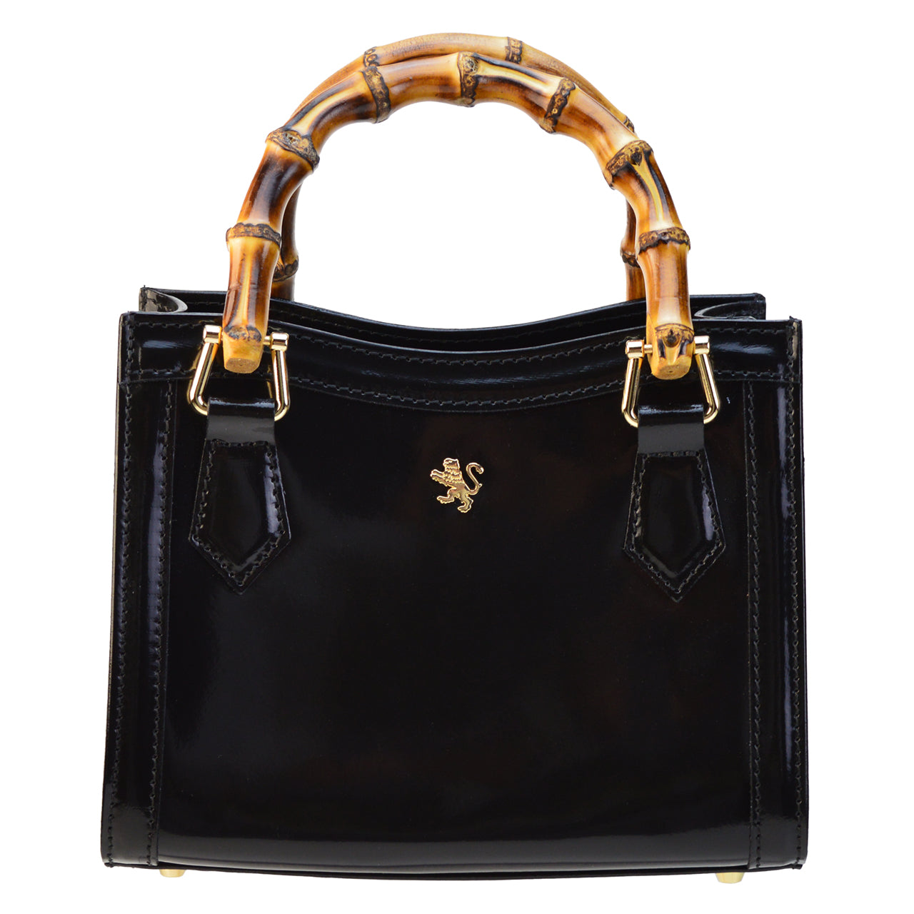 Pratesi Capri R498 Genuine Leather Lady's Bag - Brunelleschi Black