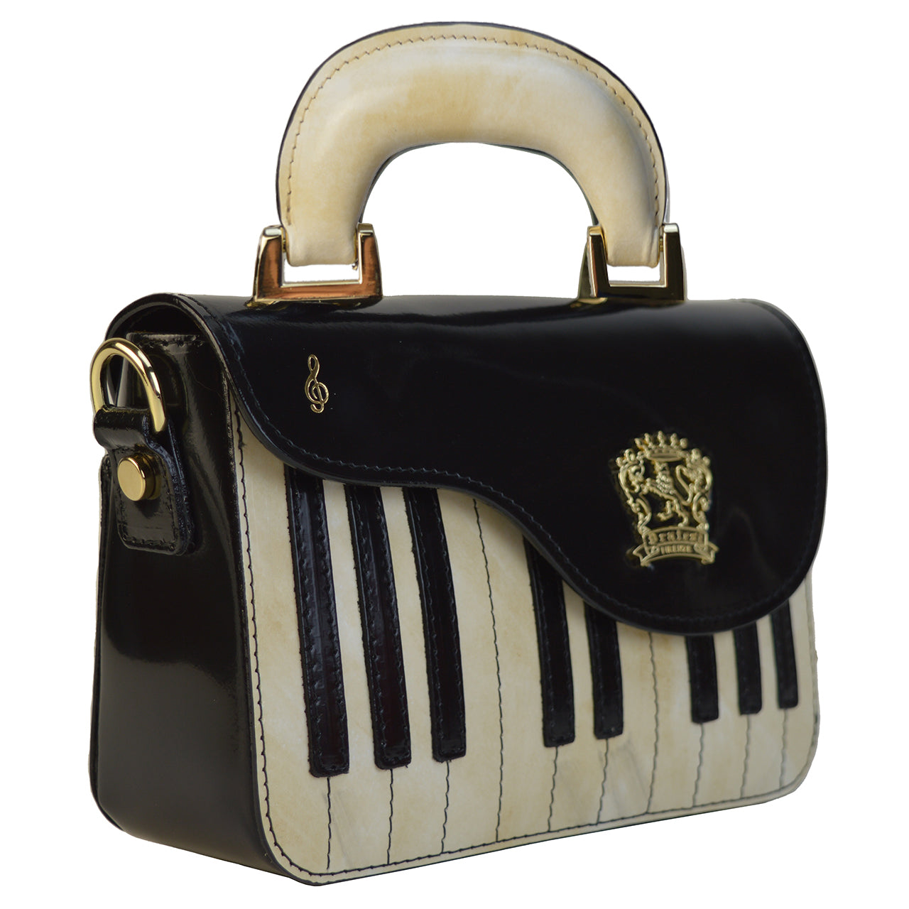 Sac bandoulière Pratesi Pianola R534 en cuir de vache