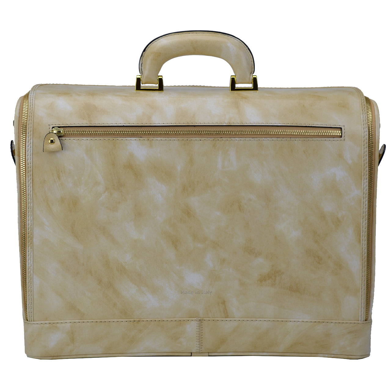 Pratesi Raphaello Laptop Bag 17 en piel de vaca - Raphaello Laptop Bag R116/17 Blanco