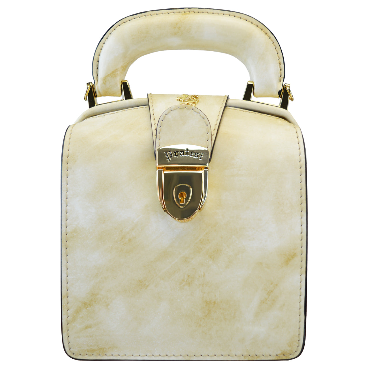 Pratesi Brunelleschi R120/L Handbag in genuine leather - Brunelleschi White - LQE