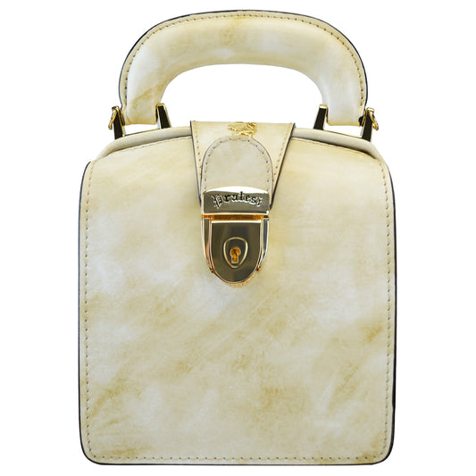Pratesi Brunelleschi R120/L Handbag in genuine leather - Brunelleschi White - LQE