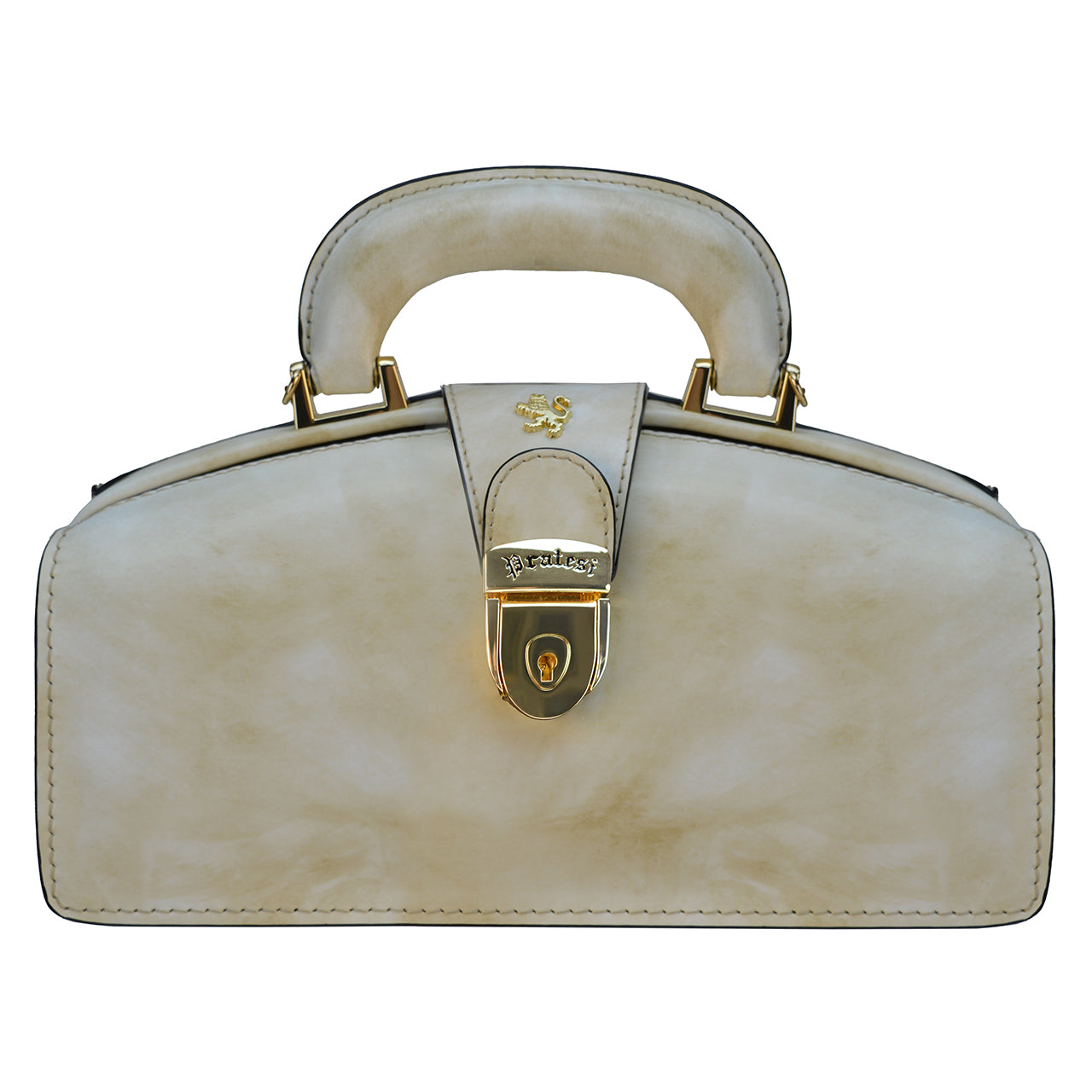 Sac Pratesi Lady Brunelleschi en cuir de vache - Radica Blanc