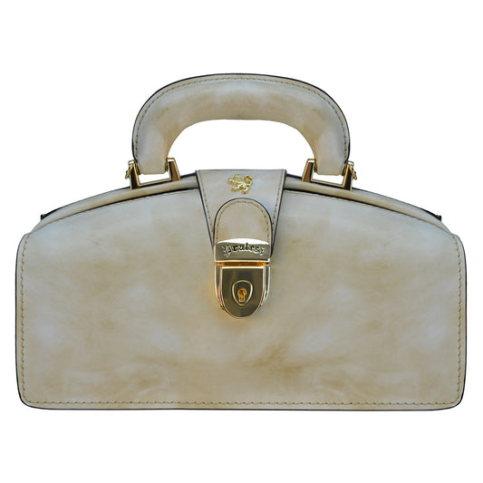 Sac Pratesi Lady Brunelleschi en cuir de vache - Radica Blanc