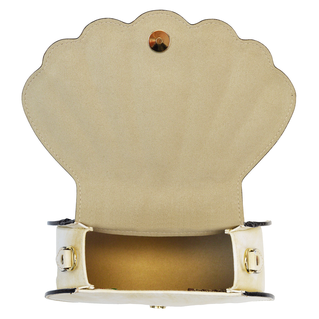 Pratesi Shell R322 Crossbody bag in Radica Genuine Leather - Radica Mustard - LQE2