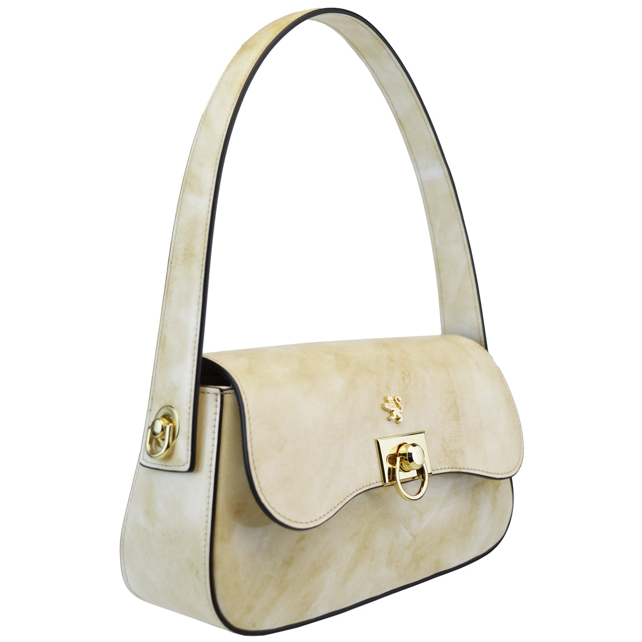 Pratesi Castellina Handbag in Brunelleschi Leather -  Cherry