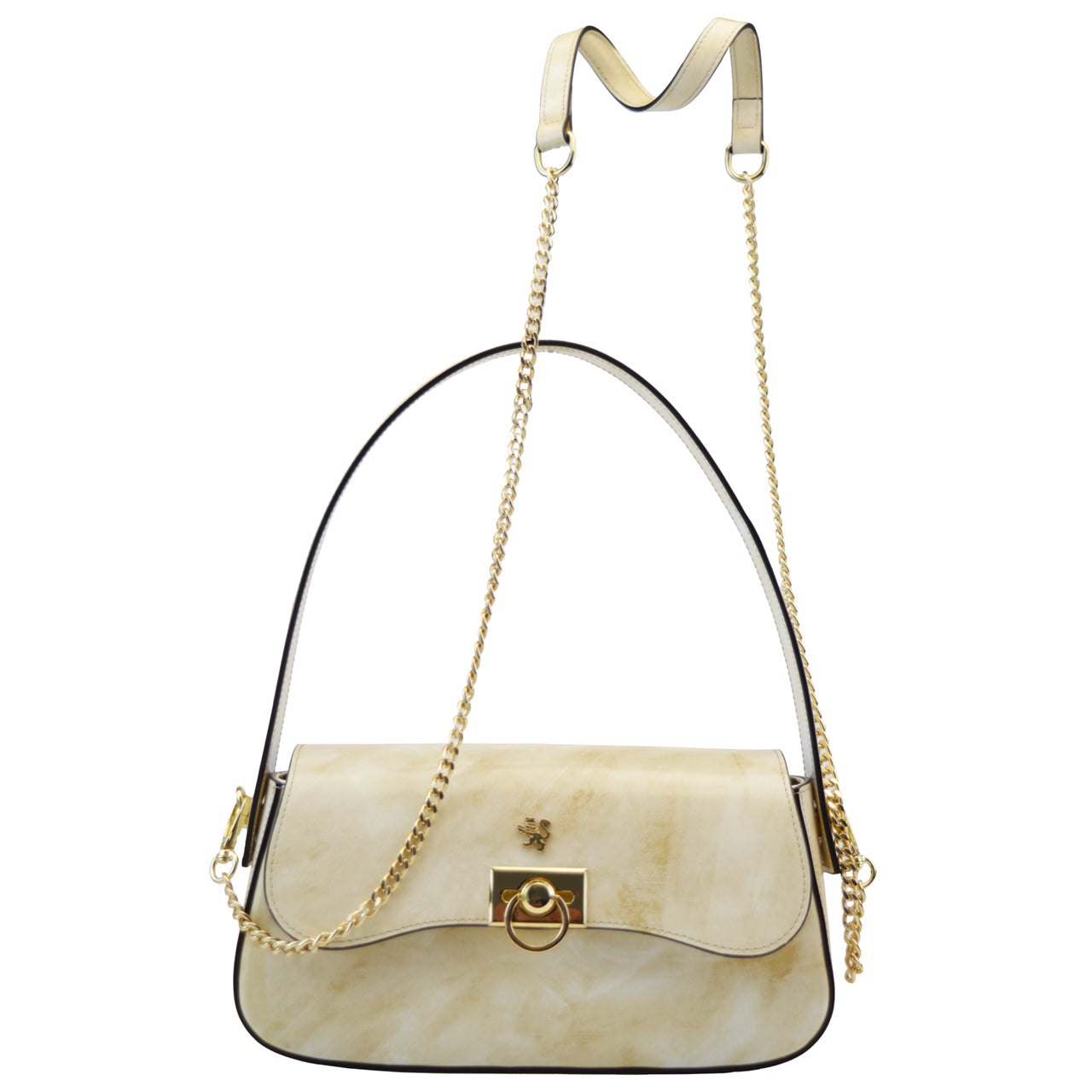 Pratesi Castellina Handbag in Brunelleschi Leather -  Cherry