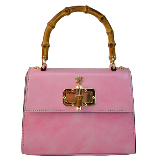 Pratesi Castalia R298/26 Bolso Lady en piel de vaca - Radica Rosa