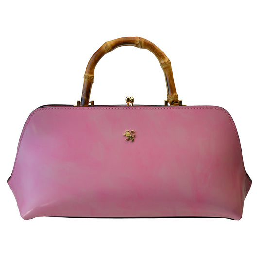 Pratesi Caselli B377 HandBag Bag in cow leather - Bruce Cognac - cgpt2