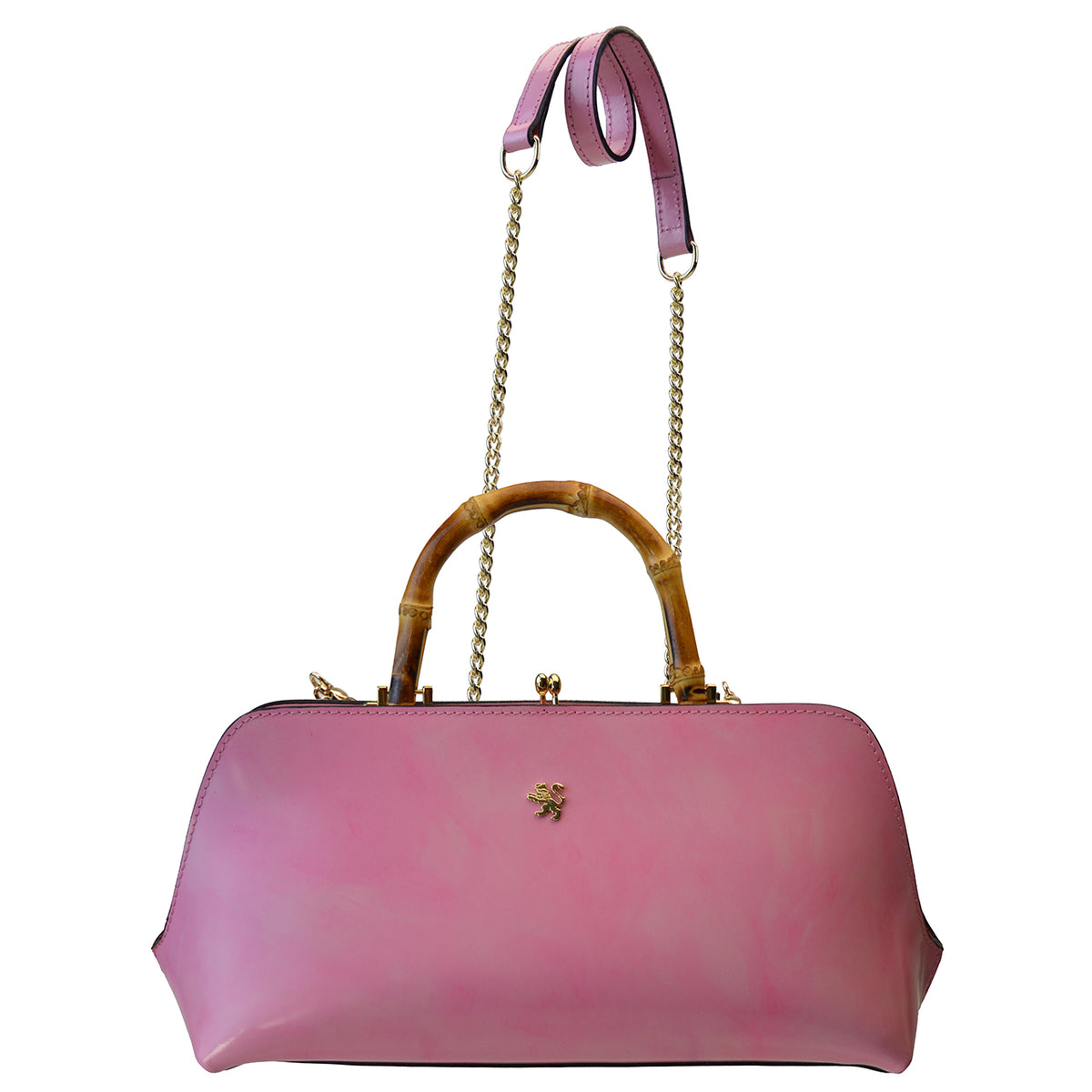 Pratesi Candeli Lux Handbag R565/27 in genuine leather - Radica Chianti - cgpt2