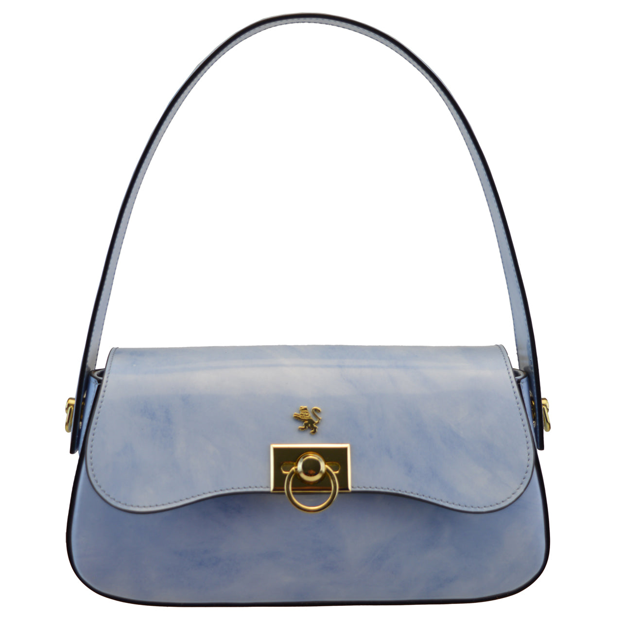Pratesi Castellina Handbag in Brunelleschi Leather -  Sky Blue