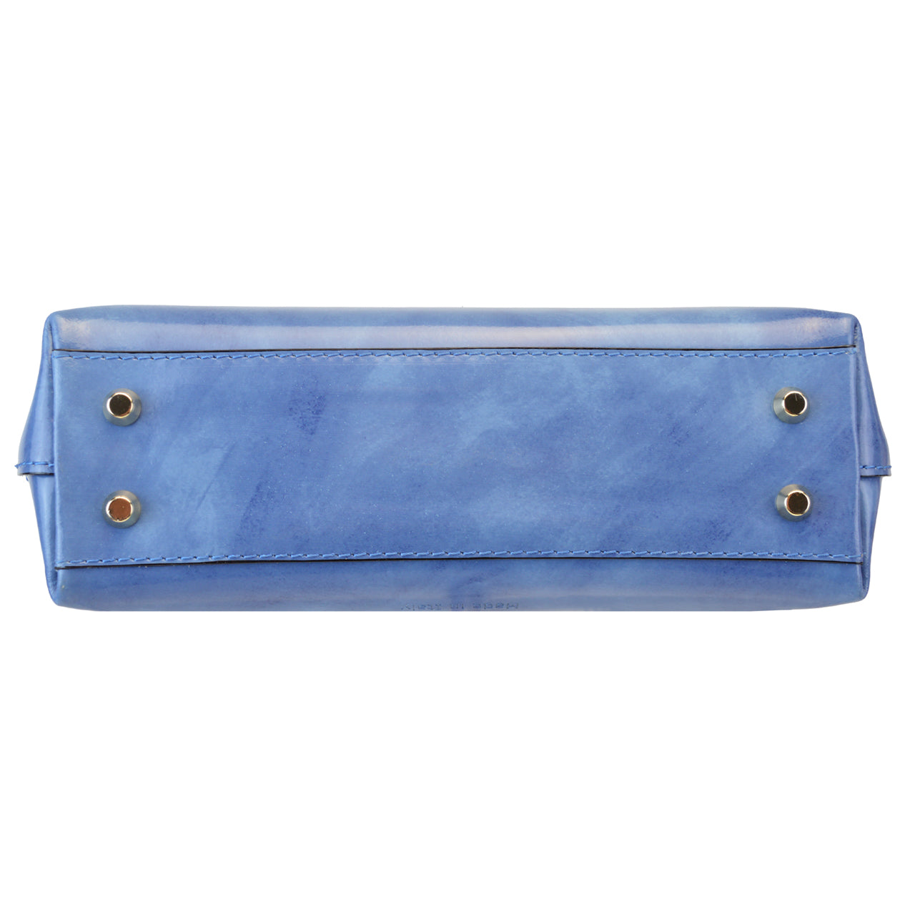 Pratesi Candeli Handbag R565 in genuine leather - Brunelleschi Blue - LQE