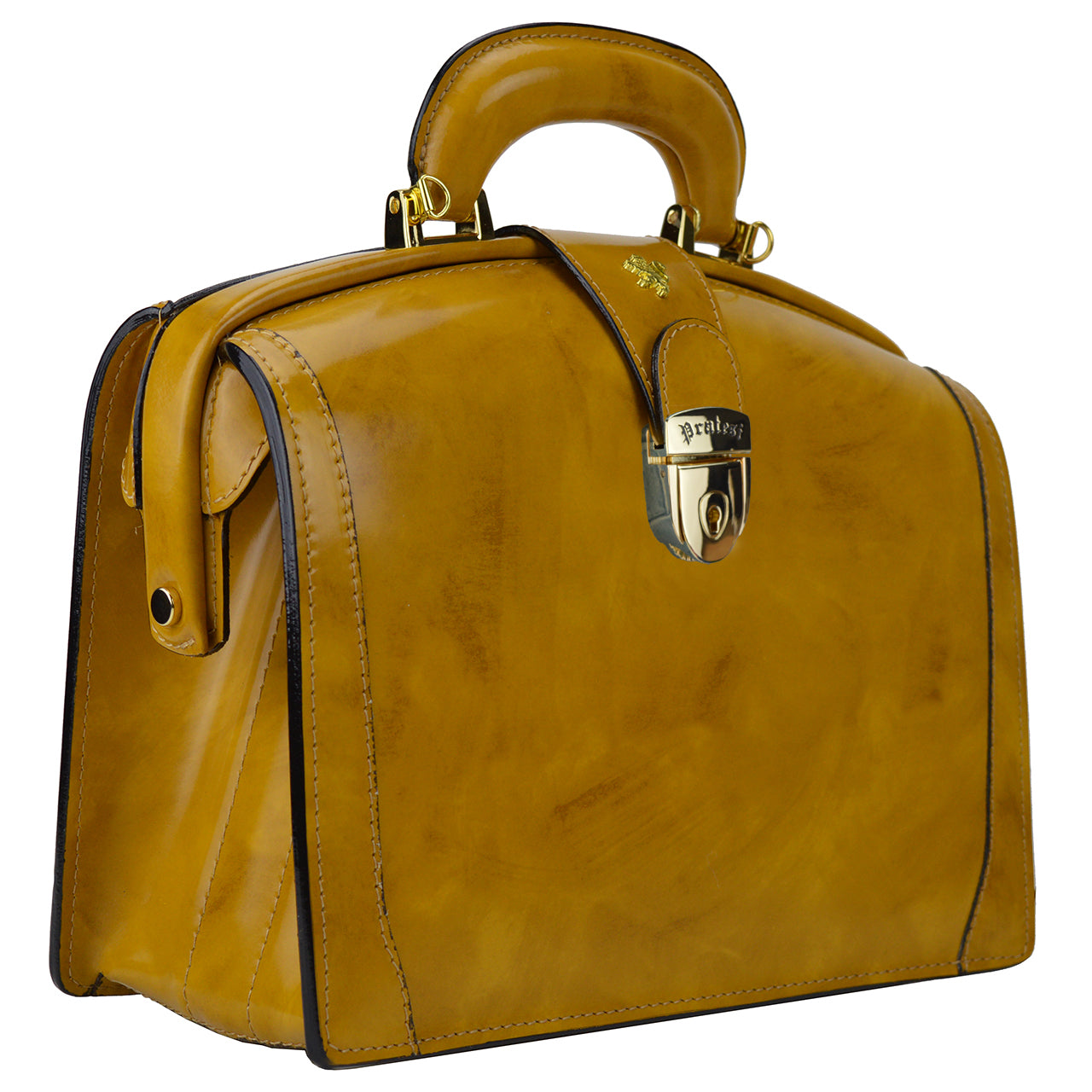 Pratesi Miss Brunelleschi Bag in genuine Italian leather - Panna