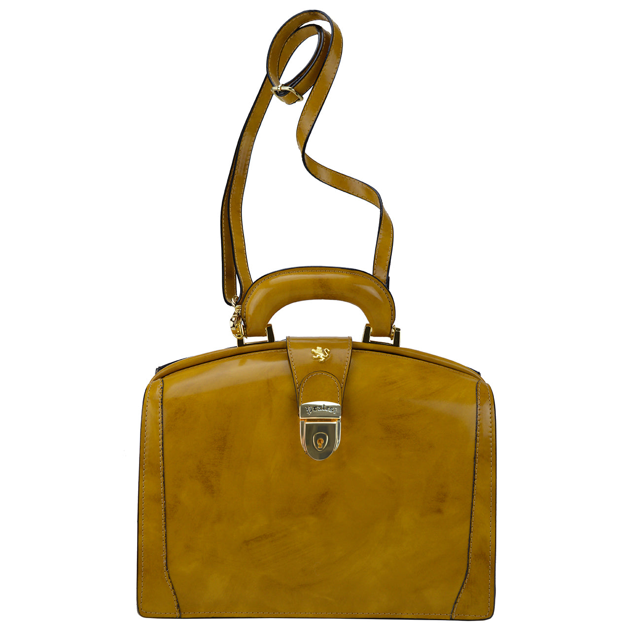 Bolso Pratesi Miss Brunelleschi en auténtica piel italiana - Chianti