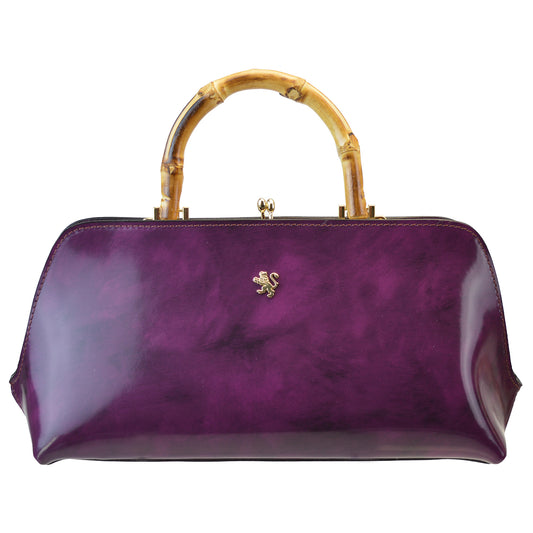 Pratesi EN Anna Maria Luisa de' Medici K150/26 Lady Bag in cow leather - King Fuchsia - cgpt2