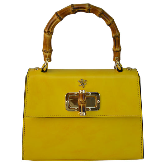 Pratesi Castalia R298/26 Lady Bag in cow leather - Radica Yellow