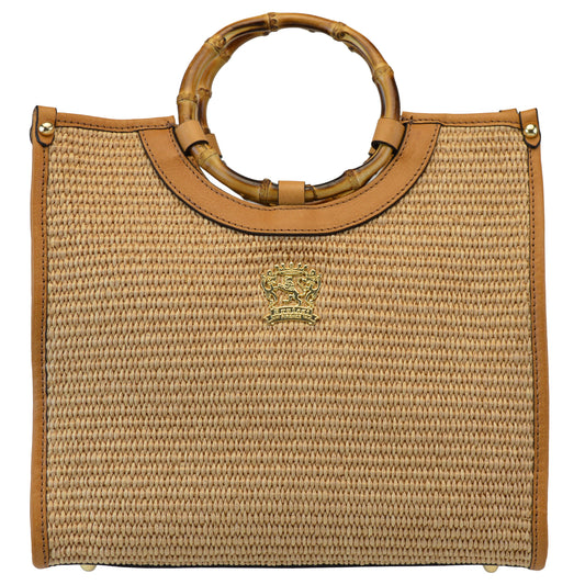 Bolsa de mão de verão Pratesi Cancelli - Conhaque de verão