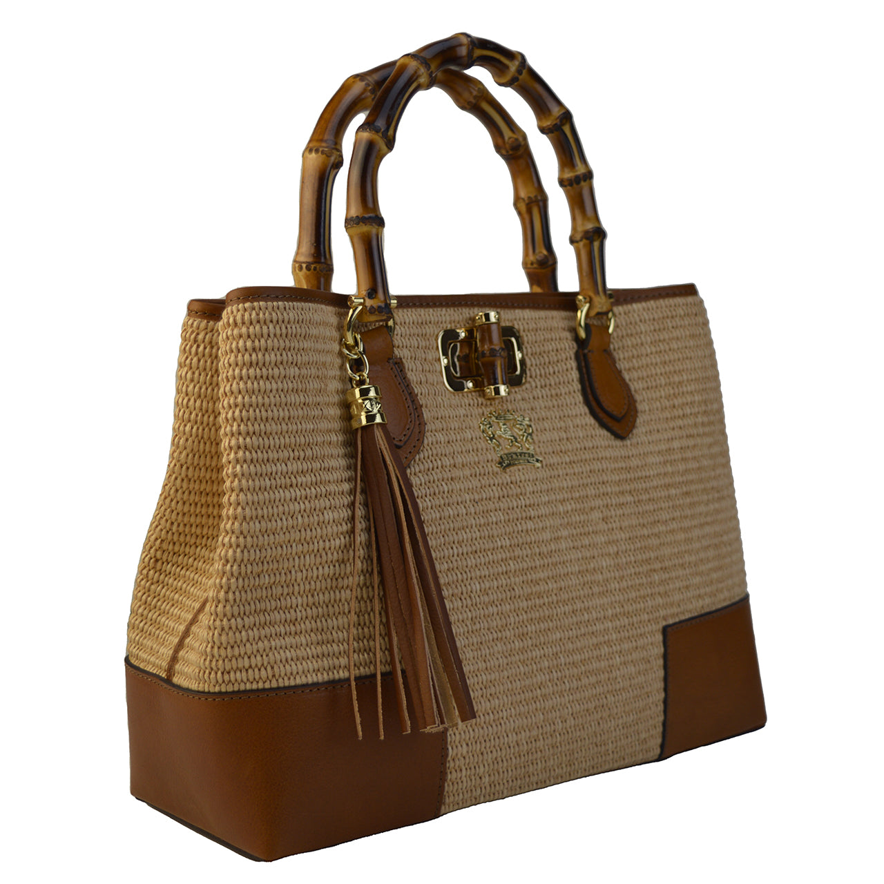 Pratesi Sarteano Bolso Bandolera Bamboo Hnd S291/PCE - Verano Marrón