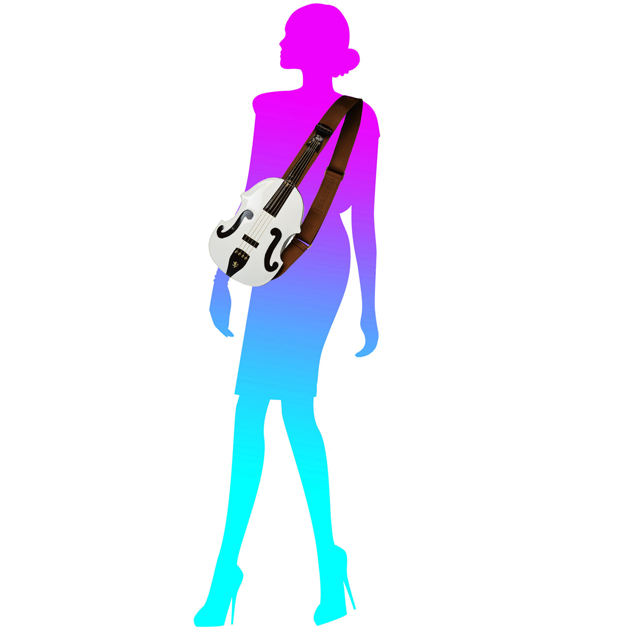 Pratesi Violino Backpack in Genuine Patent Leather - Chianti