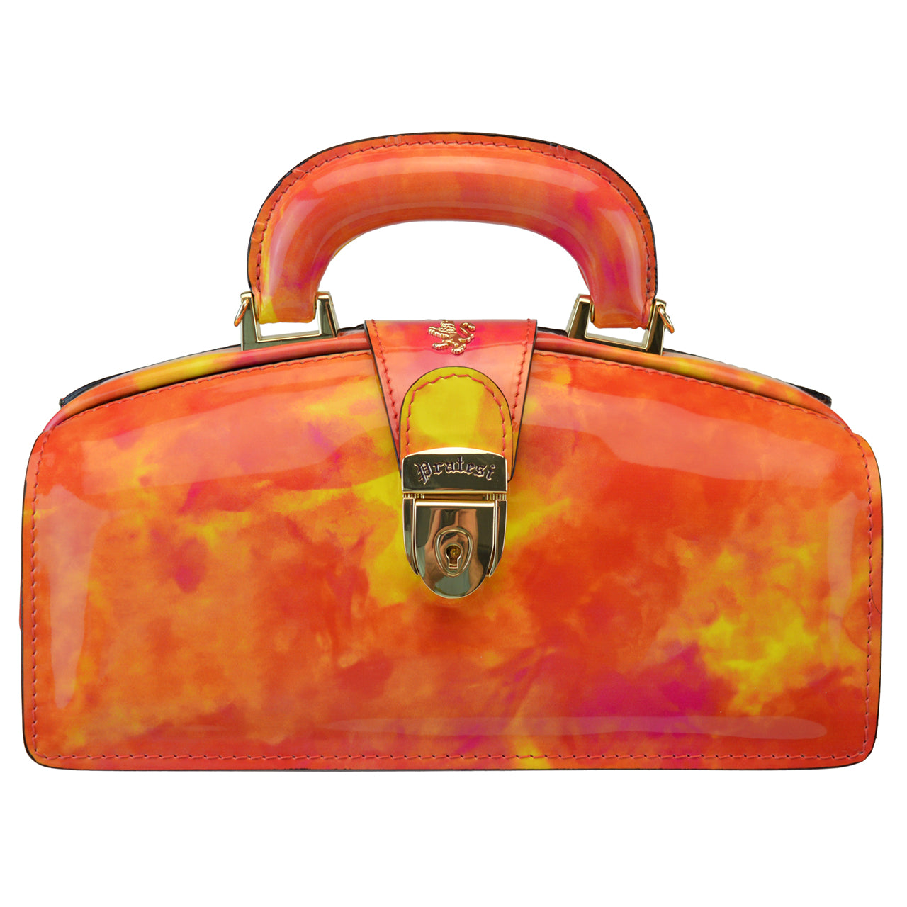 Pratesi Lady Brunelleschi Handbag – Genuine Italian Patent Leather
