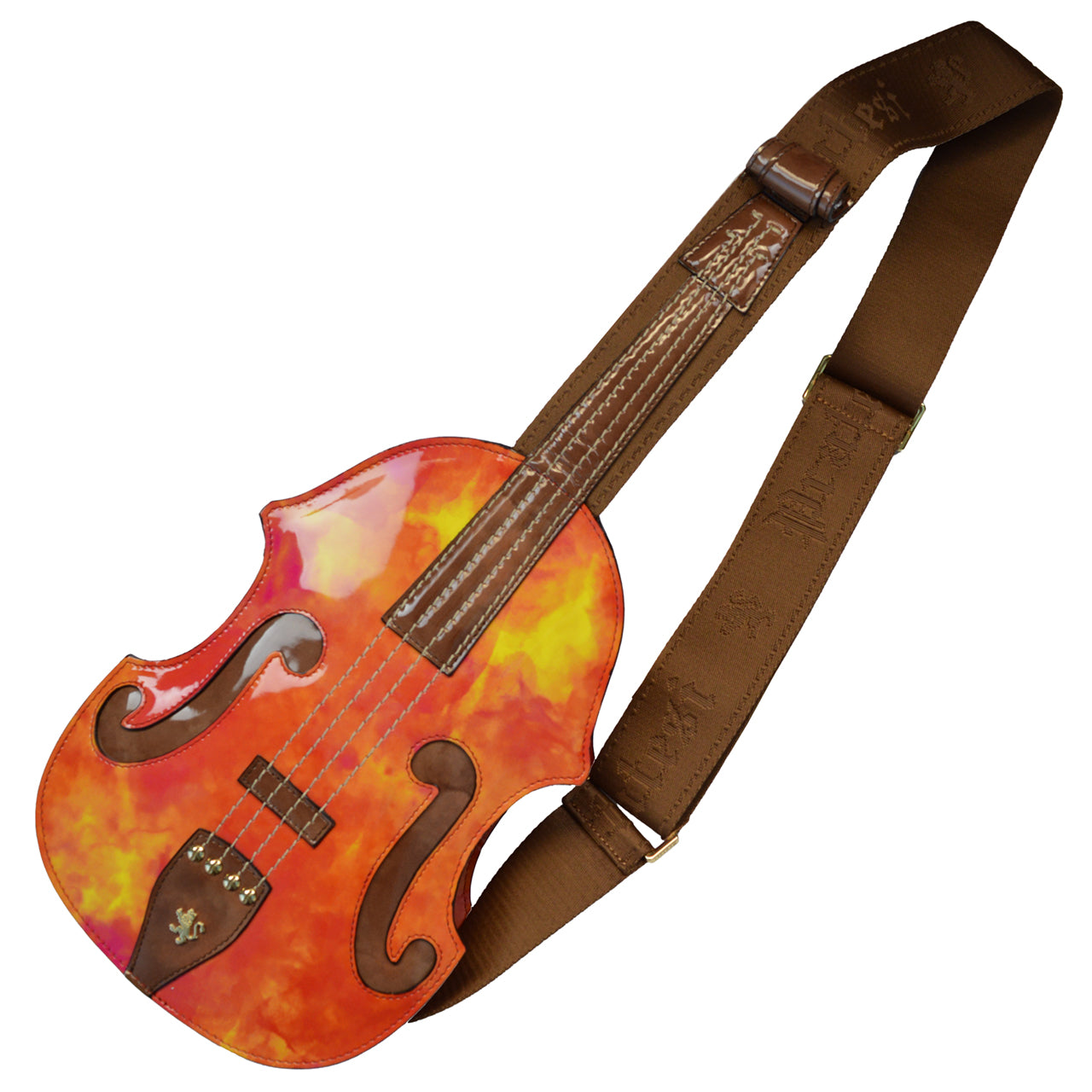 Pratesi Violino Backpack in Genuine Fusion Patent Leather