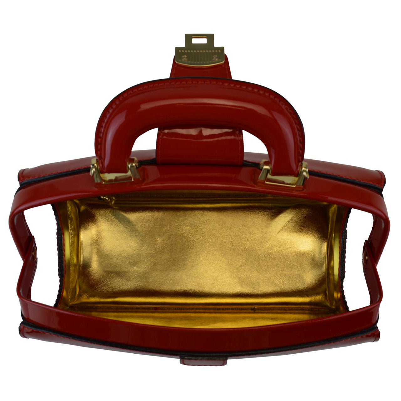 Pratesi Lady Brunelleschi 真皮義大利漆皮包 - 白色