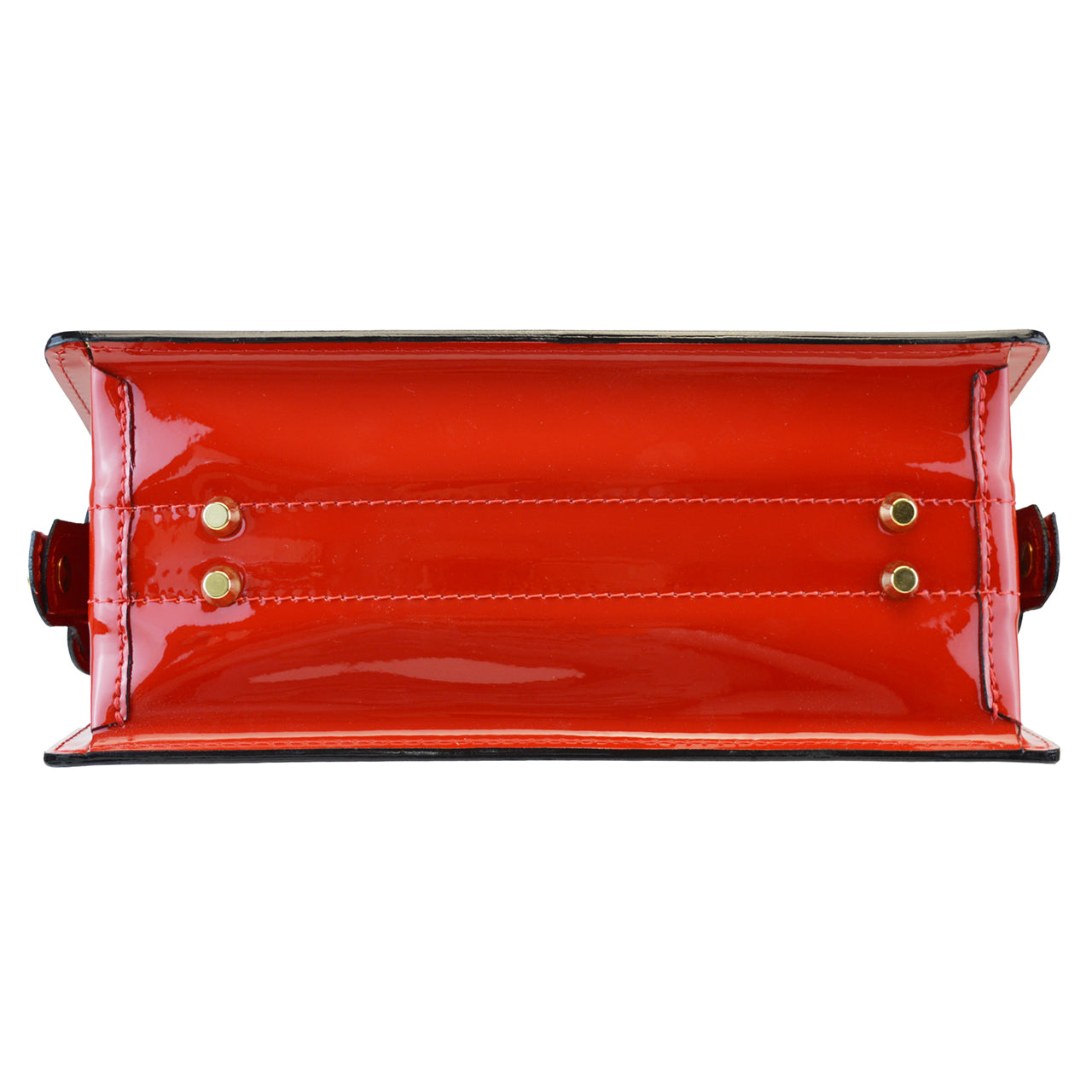 Pratesi Lady Brunelleschi Genuine Italian Patent Leather - Cherry