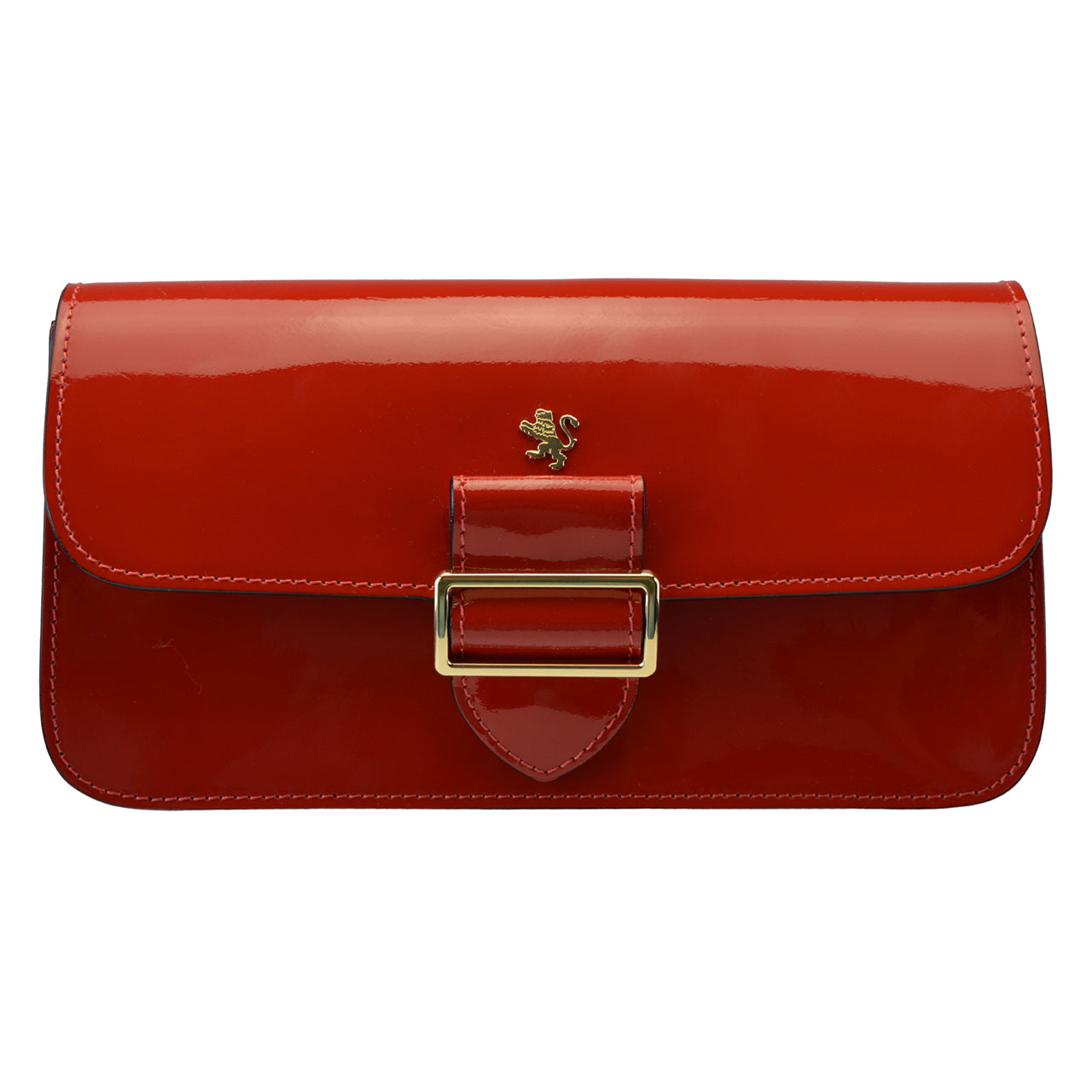 Pratesi Filiberti Bag V359 in patent calfskin - Cherry Patent Leather - LQE2