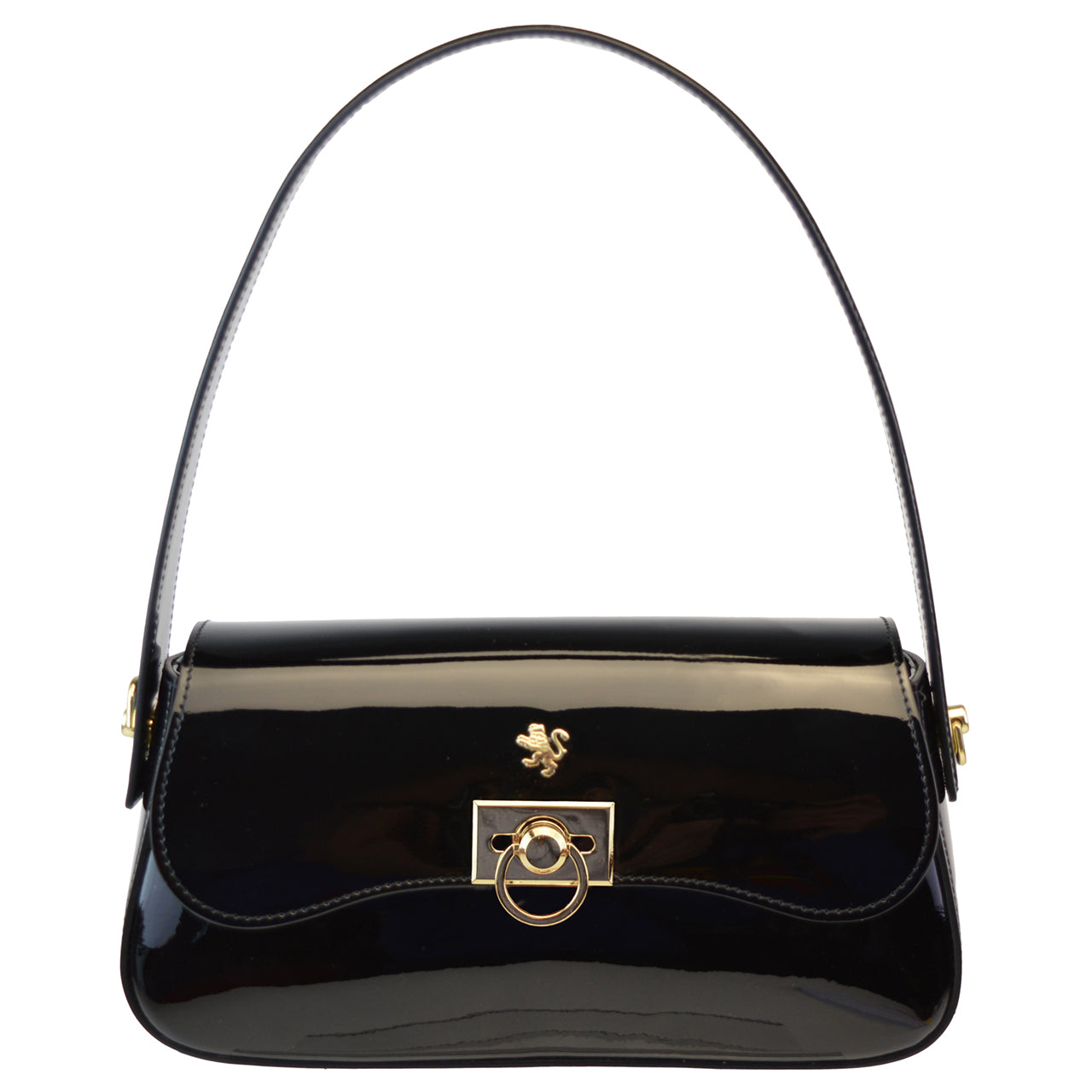 Pratesi Castellina Italian Handbag in Patent Leather
